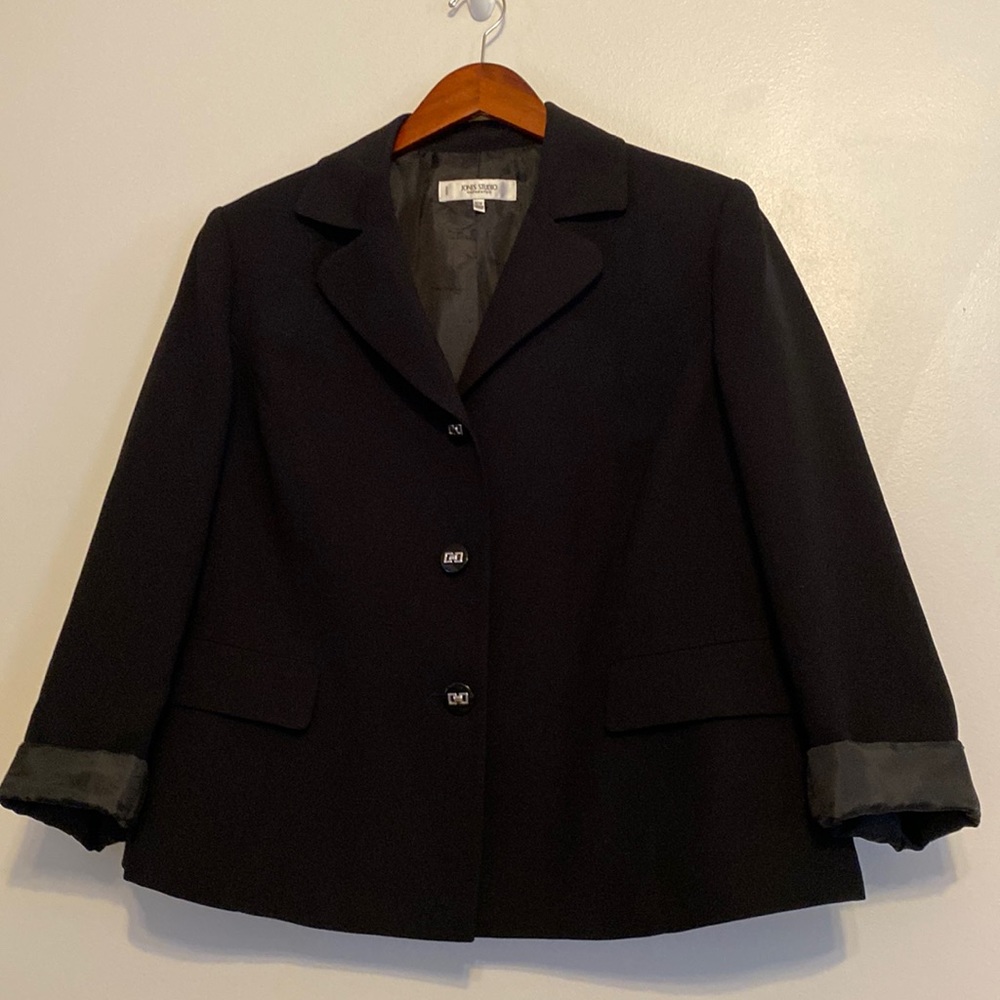 Jones Studio Separates black blazer 18w